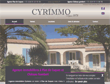 Tablet Screenshot of cyrimmo.fr